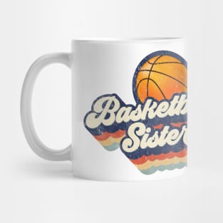 Retro Basketball Sister Mother's Day Mug